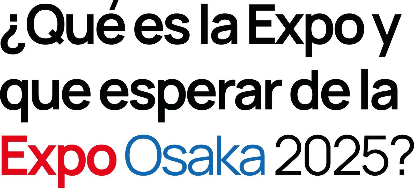 Que es la EXPO2025 1